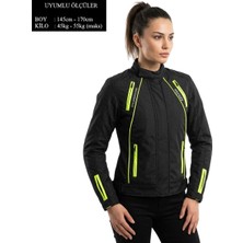 Prosev 03 Scout Korumalı Kadın Motosiklet Montu (Dar Kalıp)