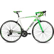 Corelli Sprint KR200 28 Jant 16 Vites V Fren Yol Yarış Bisikleti 52 Kadro Beyaz Yeşil Gri