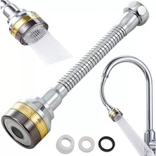 Acstore SN-29319 Üç Kademe Hız Ayarlı Su Akış Kontrollü Musluk Başlığı