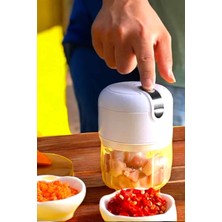 Serac Collection Şarjlı Portatif Doğrayıcı Mini Pratik Rondo El Doğrayıcı Üç Bıçaklı Çe - SA002G-6F63W