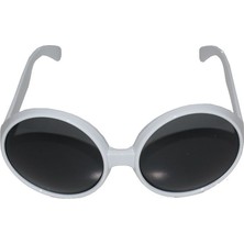 Die Grup 80 Li Yıllar Beyaz Renk Nostalji Yeşilçam Parti Gözlüğü (5501)