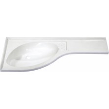 Comet Abs Sol Eviye Lavabo 840X375 mm