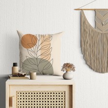 Abat Home Dekoratif, Modern Dijital Baskılı Süet Kırlent Kılıfı (Koltuk Yastık Kılıfı)  40 x 40