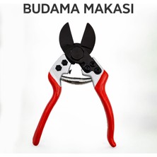 Badem10 Budama Makası 210 mm Profesyonel Bahçe Makası Keskin Çelik Bıçaklı Ergonomik Tutma Saplı Dayanıklı