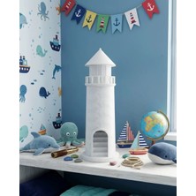 Serac Collection 3D Deniz Feneri Mumluk Dekoratif Masa Üstü Aksesuar - SA002G-6ERE63