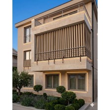 Gön Ev Tekstili Balkon Perdesi Yağmur Geçirmez - Kalın - Bağcıklı