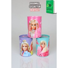 x Dekomus Lisanslı Barbie Dream Glow Collection "tekli" Kumbara "dekomus Cep Defteri Hediyeli"