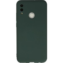 Ergün Collection Huawei P Smart 2019 Kılıf Nano Içi Kadife  - Koyu Yeşil
