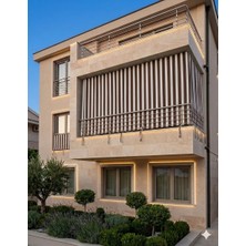 Gön Ev Tekstili Balkon Perdesi Yağmur Geçirmez - Kalın - Bağcıklı