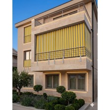 Gön Ev Tekstili Balkon Perdesi Yağmur Geçirmez - Kalın - Bağcıklı