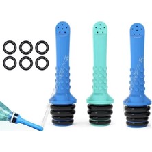 Acstore SN-37729 Pratik 21-25MM Seyahat-Kamp Tipi 3'lü Tuvalet Temizlenme Taharet Nozzle