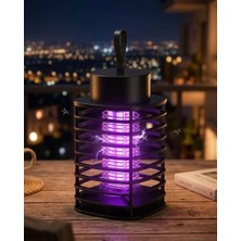 Pileli Store Akıllı Sivrisinek Öldürücü Lamba Güçlü Uv Işık ve Elektrik Çarpma Teknolojili