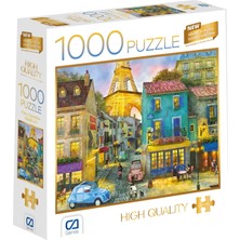 Ca Games Paris Sokakları 1000 Parça 2,2mm Kalınlık 48X68CM Profesyonel Hobi Puzzle Yapboz Serisi