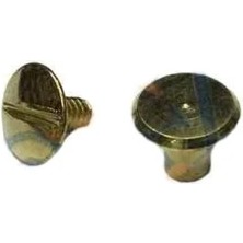 Magicool Cilt Menü, Katalog, Kartela Vidası, 6 mm - Sarı, 100 Adet