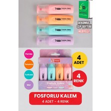 Mikro x Dekomus Pastel Touch Collection 4'lü Fosforlu Kalem Seti "dekomus Cep Defteri Hediyeli"