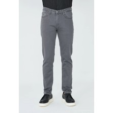 White Stone Gri Erkek Günlük Kot Pantolon