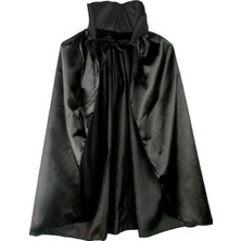 Die Grup Siyah Renk Yakalı Halloween Pelerini 90 cm (5501)