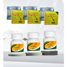 CIÂLIŞ3_100 Mg 30'lu Tablet x 3 Kutu + V_EG'A_100 Mg 4'lü x 3 Dizi Erkeklere Özel Avantajlı Set Geçıktırıcıli7 Süper Etkiye Sahip 2'li Ekstra Kuvvet ve Sertlestırıçi4 Daha Fazla Güc Arttırıçi8