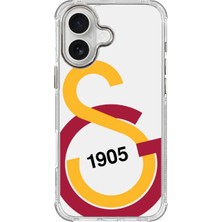 x Dekomus Lisanslı Galatasaray Iphone 16 Büyük Logo Sarı Kırmızı Şeffaf Telefon Kılıfı "dekomus Cep Defteri Hediyeli"