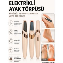 Elvord Şarjlı Ayak Törpüsü - Pedikür ve Ayak Bakım Aleti