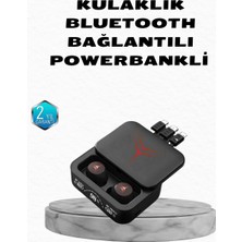 İsingir Shopping Powerbank Özellikli Bluetooth Kablosuz Kulaklık – Dokunmatik Kontrol Uzun Pil Ö - IS002Y-7R820