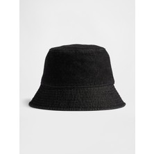 Gap Erkek Siyah Denim Bucket Şapka