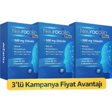 Dellavita Neurocolin Plus 500MG Sitikolin Takviyesi 3AL 2ödeekomomik Paket