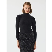 Unique Çapraz Bant Detaylı Triko