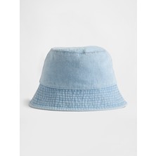 Gap Erkek Açık Mavi Denim Bucket Şapka