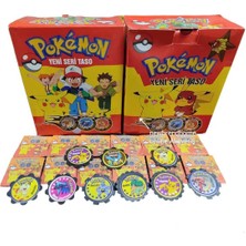 (30 Adet) Pokemon Yeni Seri Taso En Sevilen Nostaljik Pokemon Karakter Tasoları