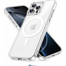 iPhone 16 Pro Max Uyumlu Şeffaf Magsafe Kılıf – Sararmaz, Darbe Emici, Premium Silikon Kapak
