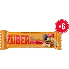 Züber Meyve Bar Yer Fıstıklı ve Kakaolu 40G x 6 Adet
