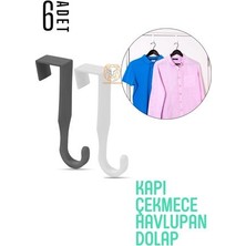 Store Mania Ieg™ Turk Pratik Askı Dolap Çekmece Havlupan Kapı Askısı 6 Adet