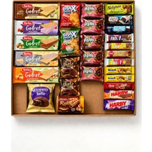 Ülker Atıştırmalık Paket Bisküvi-Çikolata-Gofret 28 Parça