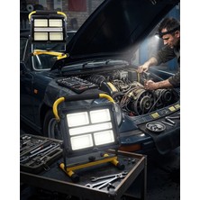 Terrien 400 LED Süper Parlak Kamp Lambası Solar Şarjlı USB Çıkışlı Çok Amaçlı Aydınlatma