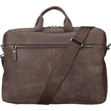 BloominBag Bloom Urban Shield 13-14" Heritage Brown Hakiki Deri Laptop / Macbook Çantası