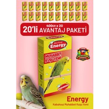 Bird Food Energy Kabuksuz Muhabbet Kuşu Yemi 400 G - 20 Adet