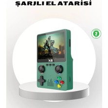 TKÇ Taşınabilir Oyun Konsolu 3.5 Inç IPS Ekran Yaylı Çift Lr Tuşlu - TK002M-6VX968