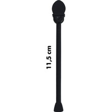 Barışkan 8-12 Oz Tıkaçlı Karıştırıcı Siyah 11 cm - 1000 Adet