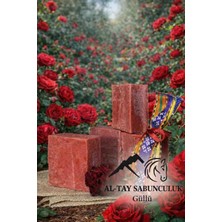 Doğal Zeytinyağlı Pembe Gül Aromalı Sabun