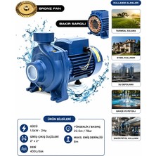 Optivex Bakır Sargılı 2hp 2parmak Su Pompası