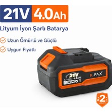 K-Pax 10 Pilli Akü 21V 4.0AH Batarya Bir Çok Model Ileuyumlu