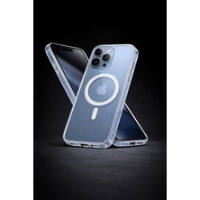 iPhone 13 Pro Max Uyumlu Şeffaf Magsafe Kılıf – Sararmaz, Darbe Emici