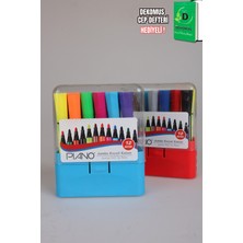 Piano x Dekomus Jumbo Keçeli Kalem 12 Renk