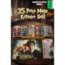 Maped x Dekomus Lisanslı Harry Potter Magic School Collection 35 Parça Full+Full Boyama Seti ve Büyük Boy Resim Defteri Seti