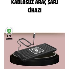 TKÇ Manyetik Kablosuz Araç Şarj Cihazı – Hızlı Şarj Kaymaz Taban Güvenli Kullan - TK002M-6VX8P