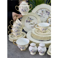 Roykıng Linda Fine Bone China Porselen 36 Parça Kahvaltı & Brunch Takımı