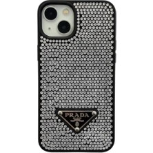 Iphone 13 Uyumlu Taşlı Premium Kılıf