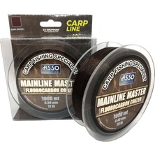 Asso Mainline Master Carp FC COATED 1000mt Carp Line Dark Brown  0.28 MM
