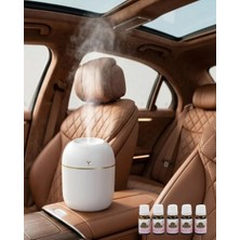 TKÇ Aromaterapi Özellikli Mini Hava Nemlendirici 5 Esans Hediyeli LED Işıklı Difüz? - TK002M-6VYOU